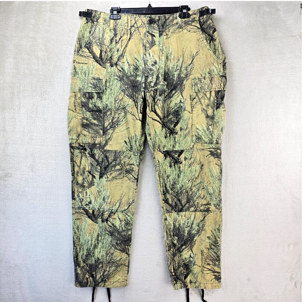 Cabelas Seclusion 3D Open Country Cargo Pants Mens Large 38x30 Camo Hunting